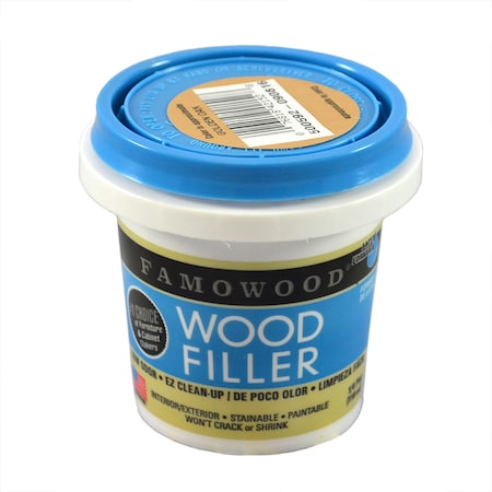 Eclectic Products 1/4 Pt Golden Oak Famowood Water-Based Latex Wood Filler 40042152